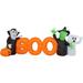 Haunted Hill Farm 10-Ft. Inflatable Boo Sign with Lights