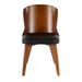 Carson Carrington Valsbo Walnut/Faux Leather Chair