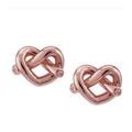 Kate Spade Jewelry | Kate Spade Rosegold Loves Me Knot Earrings | Color: Gold/Pink | Size: Os