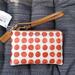 Coach Bags | Coach Mini Wristlet Red Dots Multi Coated Canvas | Color: Cream/Red | Size: Os