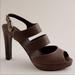 J. Crew Shoes | J.Crew Collin Leather Brown Heels Size 7.5 Made In Italy | Color: Brown | Size: 7.5