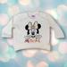Disney Shirts & Tops | Disney Baby / Toddler Girl's Minnie Mouse Sweatshirt Size 18 Months | Color: Cream/White | Size: 18mb