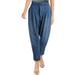 Free People Pants & Jumpsuits | Free People Pants Mover & Shaker Denim High Waist Harem Women Sz 4 | Color: Blue | Size: 4