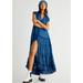 Free People Dresses | Free People Pretty Cozy Maxi Dress | Color: Blue | Size: S