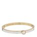 Kate Spade Jewelry | Kate Spade Forever Gems Crystal Bangle Bracelet In White Iridescent & Gold | Color: Gold/White | Size: Os