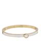 Kate Spade Jewelry | Kate Spade Forever Gems Crystal Bangle Bracelet In White Iridescent & Gold | Color: Gold/White | Size: Os