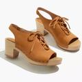 Madewell Shoes | Madewell Cecilia Lace-Up Clog | Color: Brown/Tan | Size: 7