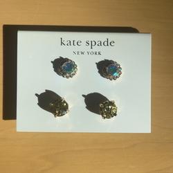 Kate Spade Jewelry | Kate Spade Stud Earrings | Color: Gold/Silver | Size: Os