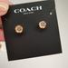 Coach Jewelry | Coach | Flower Earrings | Color: Gold/Pink | Size: Os