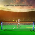 Filet d'entraînement de tennis portable filet de badminton filet d'entraînement de volley-ball