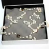 Collier de perles de fleur de camélia cristal pavé colliers de fleurs de camélia bijoux de luxe