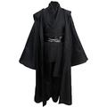 Star Wars Darth Maul Cosplay Costume Jedi Knight COS With cape (Color : Black, Size : S)