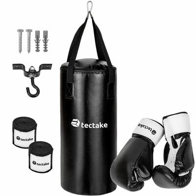 Tectake - Boxsack inkl. Boxhandschuhe und Bandagen - Sandsack, Boxsackhalterung, Boxsack Set