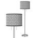 Moroccan Diamonds II Giclee Brushed Nickel Garth Floor Lamp