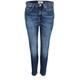 Marc O' Polo Denim Boyfriend Jeans Modell "Freja" aus Organic Cotton-Mix Damen multi/mid blue marble, Gr. 29-30, Baumwolle