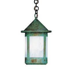 Arroyo Craftsman Berkeley 12 Inch Tall 1 Light Outdoor Hanging Lantern - BH-7-WO-VP