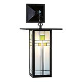 Arroyo Craftsman Franklin 19 Inch Tall 1 Light Outdoor Wall Light - FB-9LSA-CR-BK