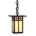 Arroyo Craftsman Glasgow 9 Inch Tall 1 Light Outdoor Hanging Lantern - GH-6L-TN-RB