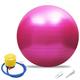 Exercise Ball Yoga Pilates Ball, 45-95cm Balance, Stability, Training Physical Therapy Birthing Ball for Yoga, Anti-Burst Gym Ball, for Gym, Home Gift Air Pump (Pink,95cm/37.40in)