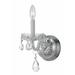 Crystorama Traditional Crystal 9 Inch Wall Sconce - 1031-CH-CL-S