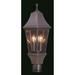 Framburg Normandy 19 Inch Tall 3 Light Outdoor Post Lamp - 8741 BN