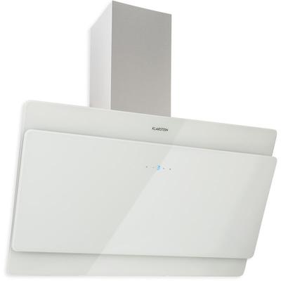 Aurica 90 Dunstabzugshaube 90cm 600 m³/h led Touch Glas weiß - Klarstein