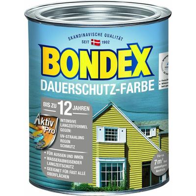 Dauerschutz-Holzfarbe 750 ml, granitgrau / platinum Holzschutzfarbe - Bondex