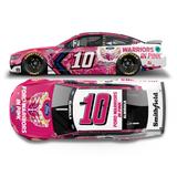 Action Racing Aric Almirola 2021 #10 Ford Warriors in Pink 1:24 Regular Paint Die-Cast Mustang