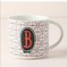 Anthropologie Dining | Anthropologie Jo Monogram Mug B New In Box | Color: Black | Size: Os