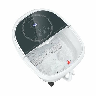 Costway Foot Spa Bath Massager with 3-Angle Shower...