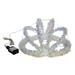 Kurt Adler Tinsel 36 Light String Lights in White | 18 H x 12.5 W x 9 D in | Wayfair AD1032WW