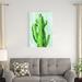 Dakota Fields Front Yard Cactus II Slate by Silvia Vassileva - Wrapped Canvas Painting Canvas in White | 36 H x 24 W x 1.25 D in | Wayfair