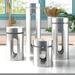 Wayfair Basics® 4 Piece Kitchen Canister Set Metal in Gray | 12 H x 4 W x 4 D in WFBS1556 31457767