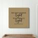 Sand & Stable™ Baby & Kids Words of Wisdom IV Brown by Becky Thorns - Wrapped Canvas Textual Art Canvas in White | 36 H x 36 W x 1.25 D in | Wayfair