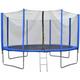 Trampolin 366 cm Gartentrampolin Trampolin Kinder Komplett-Set Blau - Jawinio