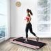 Portable Treadmill , Under Desk Walking Pad Flat Slim Treadmill with LDE Display & Sport APP,