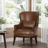 Mantua Upholstered Accent Chair with Nailhead Trim by Christopher Knight Home - 27.00" L x 32.00" W x 40.50" H
