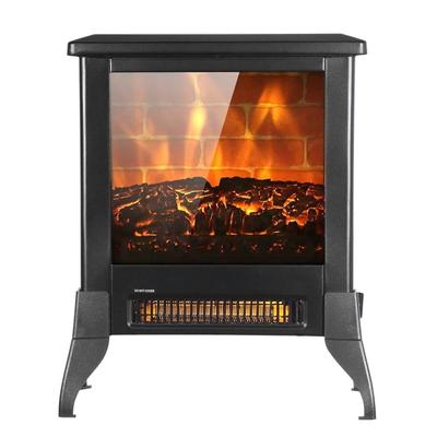 ZOKOP 14 Inch 1400-Watt Freestanding Fireplace with Temperature Control