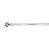 Versailles' Lexington Ball Rod Set (86in - 144in) by Versailles Home Fashions in Pewter
