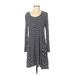 Jodifl Casual Dress - A-Line: Blue Color Block Dresses - Women's Size Small