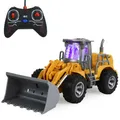 Sobator-Véhicule d'ingénierie télécommandé pour garçons bulldozer tracteur pelle modèle de