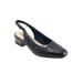 Women's Dea Woven Slingback by Trotters in Navy (Size 10 M)