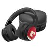 Calgary Flames Stripe Design Wireless Bluetooth Headphones With Case