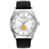 Silver Albany State Golden Rams Leather Watch