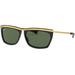 Ray-Ban Olympian II RB2419 Sunglasses Polarized Black G-15 Green 56 RB2419-130358-56