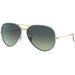 Ray-Ban Aviator RB3025JM Sunglasses Petroleum On Legend Gold 62 RB3025JM-9196BH-62