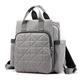 Begalor Baby Diaper Nursing Bag Care Nylon Nappy Maternity Stroller Mummy Travel Handbag (Grey)