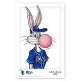 Bugs Bunny Tampa Bay Rays 11'' x 17'' Looney Tunes Fine Art Print