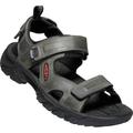 KEEN Herren Trekkingsandale TARGHEE III OPEN TOE SANDAL M-GREY/BLACK, Größe 46 in Grau