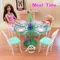 Ensemble de meubles pour maison de poupée Barbie table de cuisine verte accessoires Kiev illage